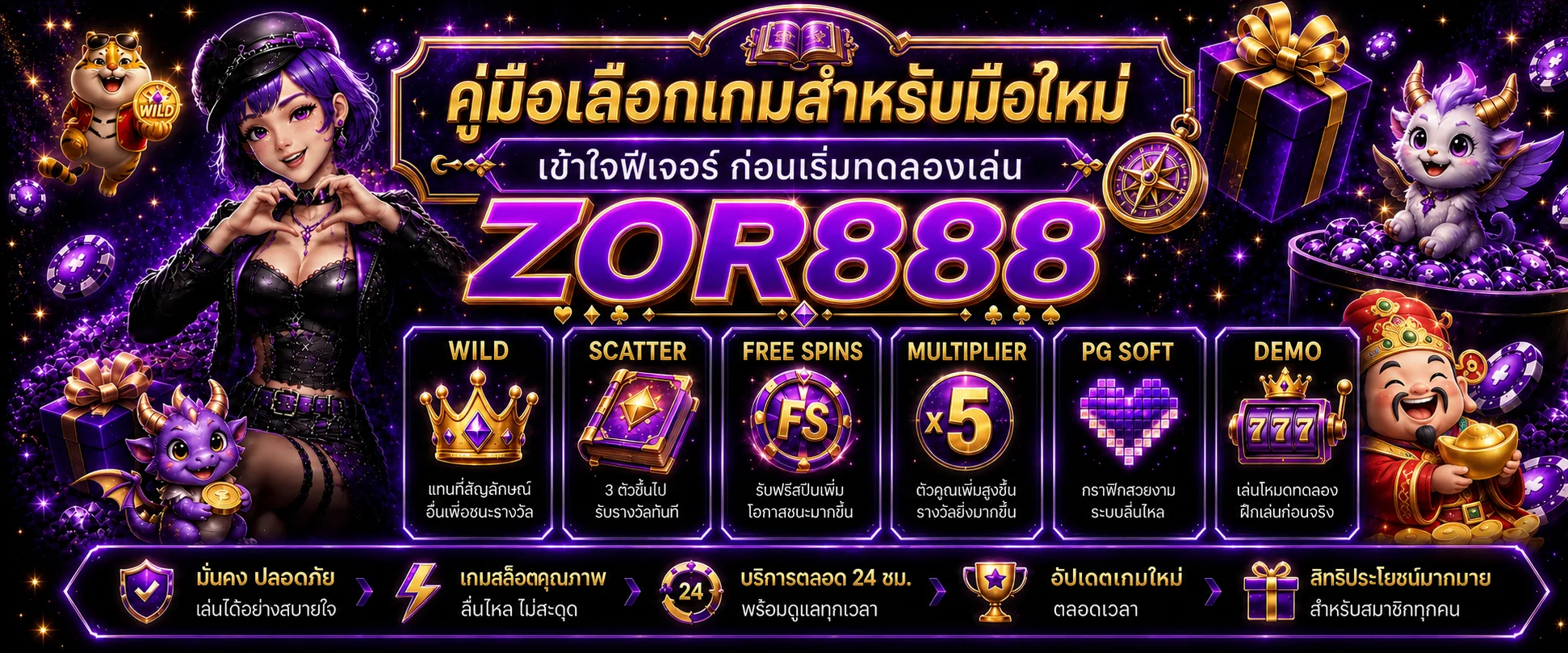 ZOR888 คู่มือเลือกเกมสล็อตสำหรับมือใหม่